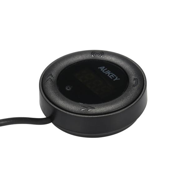 AUKEY vezeték nélküli autós FM adó BT készlet minden okostelefon audiolejátszóhoz