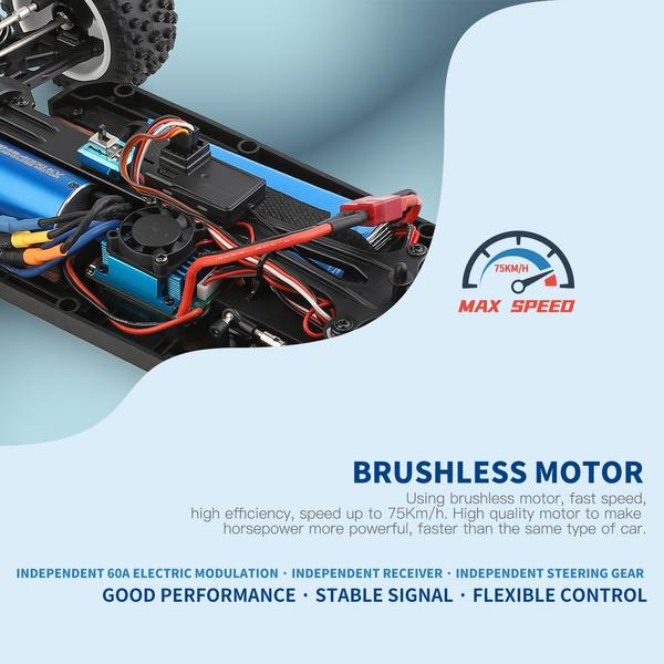 WLtoys 124017 RC verseny terepautó 1/12 2,4 GHz 75 km/h 4WD RTR fém alváz