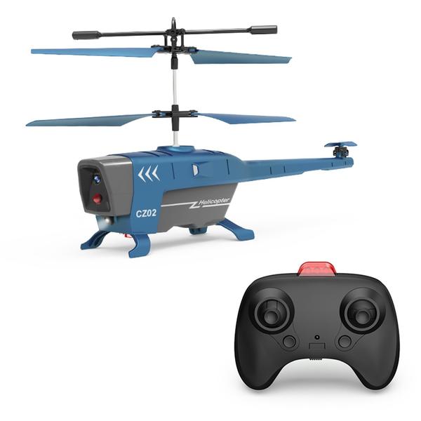Távirányítós helikopter giroszkóp stabilizáló akadályelkerülő kormányzás - 3,5 csatornás, kék