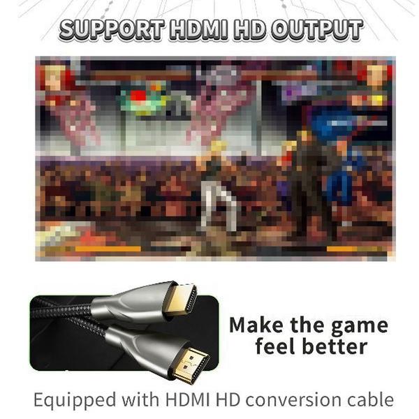 I3 4K Retro videojátékkonzol 10000+ játék 2db 2.4G kettős lejátszóval - 32 GB