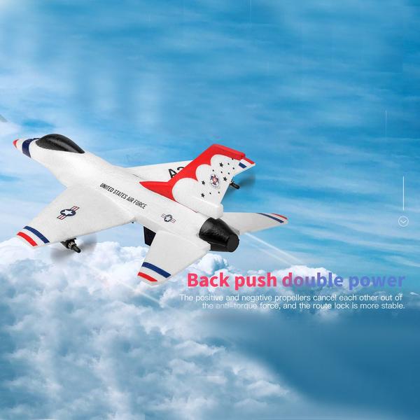 Wltoys XK A200 F-16B RC repülőgép 2,4 GHz 2 csatornás - 2 akkumulátor