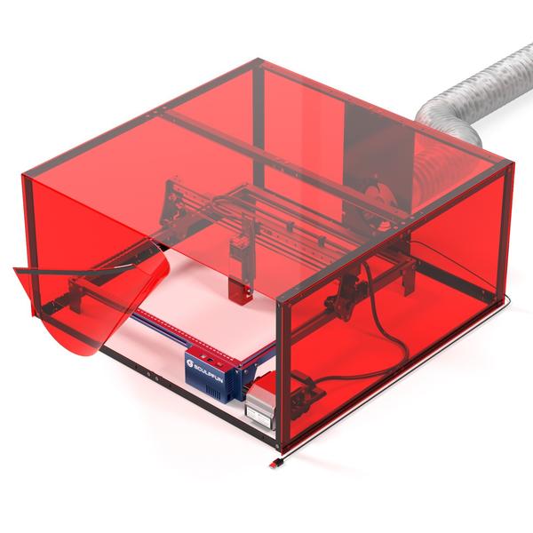 Eredeti SCULPFUN lézergravírozó gép porálló védődoboz - 720x720x360mm