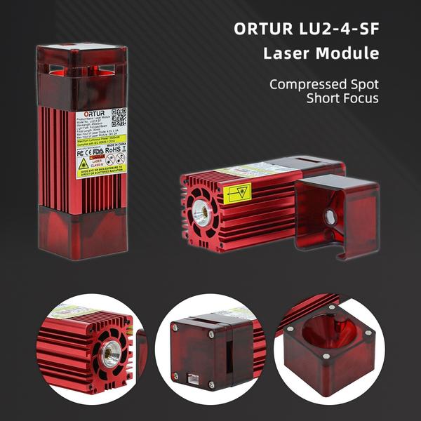 ORTUR LU2-4-SF 12V továbbfejlesztett lézer modul 