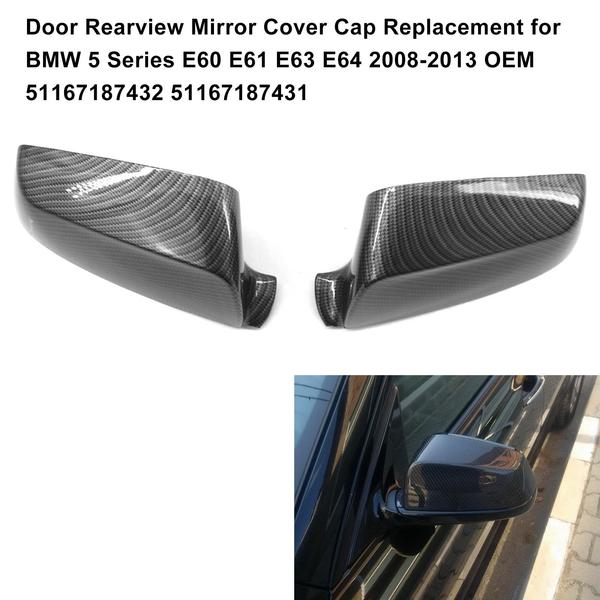 Ajtó visszapillantó tükör burkolatának csere BMW 5-ös sorozathoz E60 E61 E63 E64 2008-2013 OEM 51167187432 51167187431