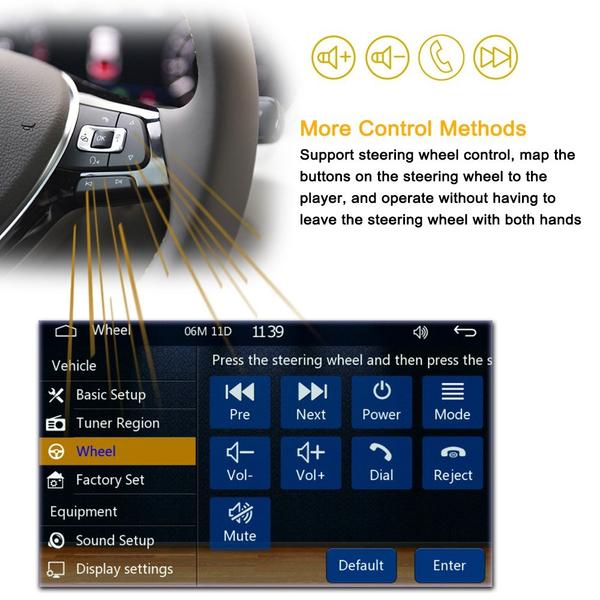 5 hüvelykes sztereó MP5 lejátszó BT FM rádióvevő autós lejátszással Android Auto
