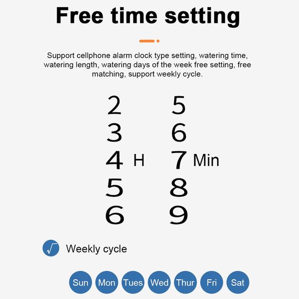Wifi intelligens öntözés időzítő eszköz mobiltelefon APP vezérlőrendszer - 10 m