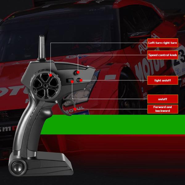 1/16 2,4 GHz-es 4WD távirányítós versenyautó - Sárga