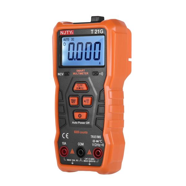 Az NJTY T21G Mini Smart Multimeter 6000 valódi RMS univerzális mérő