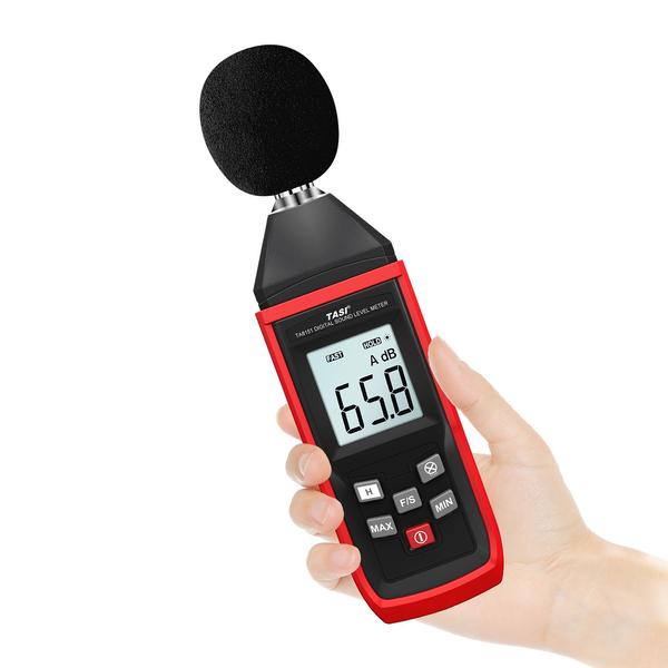 TASI TA8151 digitális hangszintmérő SLM professzionális nagy pontosságú zajvizsgáló decibel monitor 30-130dB akusztikus mérőműszer