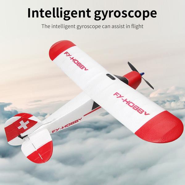 FX9603 J3 2,4 GHz-es távirányítós vitorlázórepülőgép - Piros, 1 akkumulátor