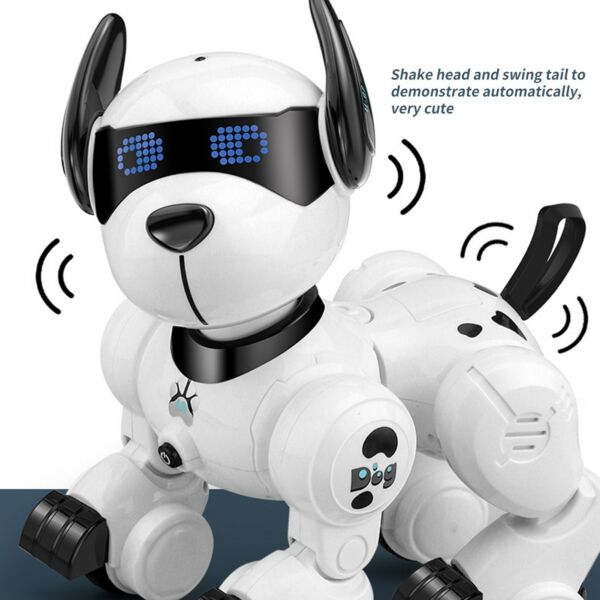 Távirányító Intelligens programozó Robotjárőr kutya
