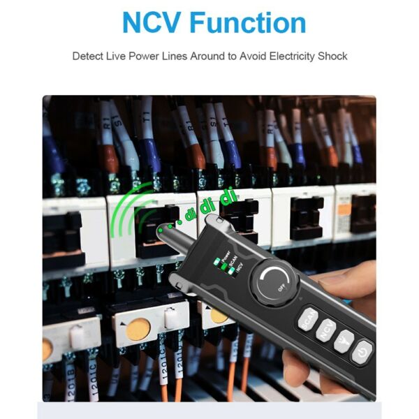 NOYAFA NF-8506 LCD digitális hálózati kábeltesztelő, újratölthető hálózati vonalkereső, többfunkciós vezetékkövető