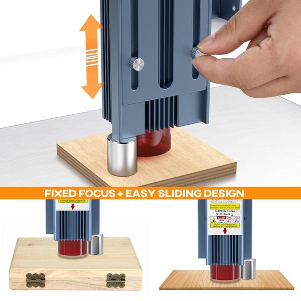 SCULPFUN S9 5W lézergravírozó + S9 levegősegéd fúvókakészlet levegőszivattyúval
