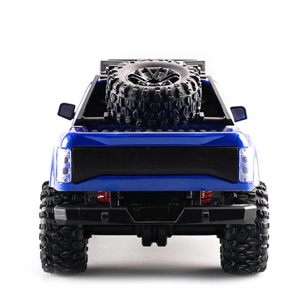 1:16 2,4 GHz-es 4WD távirányítós terepjáró elektromos autó - Kék, 2 akkumulátor