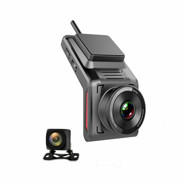 EU ECO Raktár - K18 HD 1080P 2Inch 4G Wifi Mini Vezetéknélküli Autós Menetrögzítő DVR Kamera - Szürke