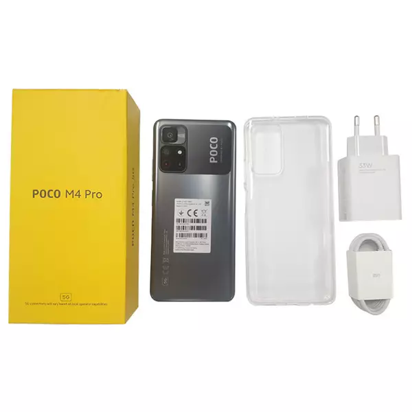 POCO M4 Pro 5G NFC Globális verzió Dimensity 810 50MP Dual Camera 6GB RAM 128GB ROM 6.6 inch 90Hz DotDisplay 5000mAh 33W Octa Core Okostelefon