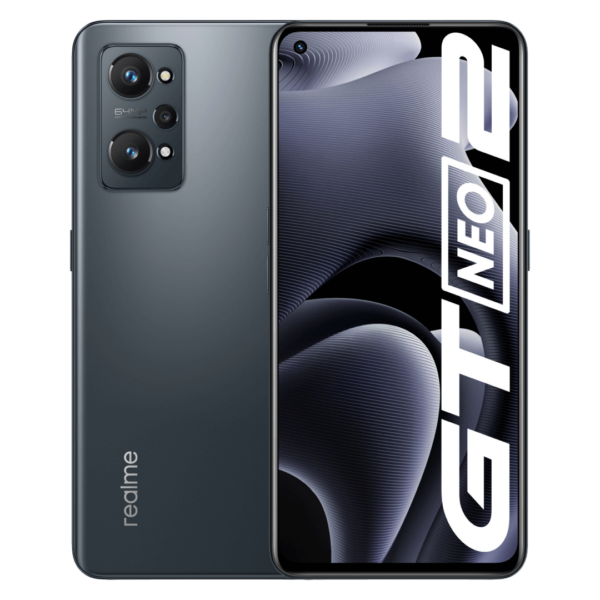 Realme GT Neo 2 5G NFC Snapdragon 870 120Hz frissítési gyakoriság 64MP hármas kamera 8GB 128GB 65W gyorstöltés 6,62 hüvelykes 5000mAh nyolcmagos okostelefon - Fekete