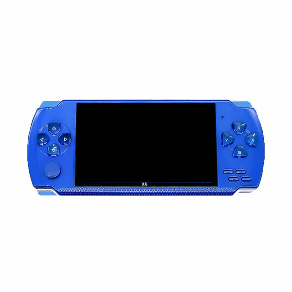 X6 8 GB 128 bites 10000  játék 4,3 hüvelykes PSP High Definition Retro kézi videojáték konzol játéklejátszó - Kék