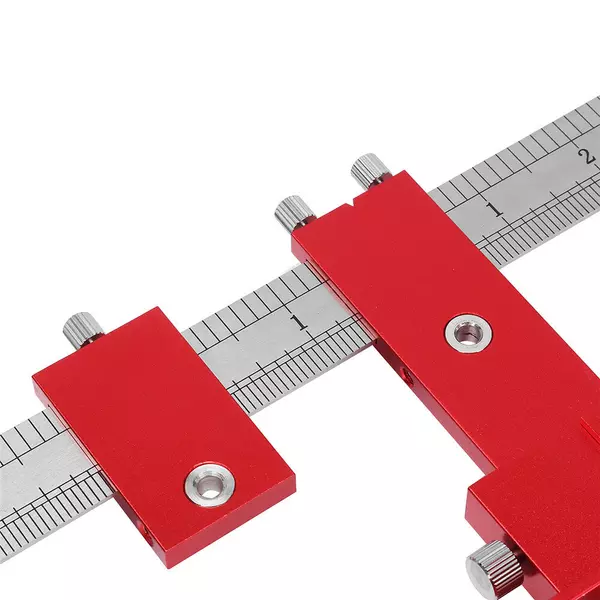 Drillpro Piros alumínium ötvözet metrikus/colos szekrény hardver Jig 4mm 5mm fúróvezető szekrény fogantyú sablon Jig