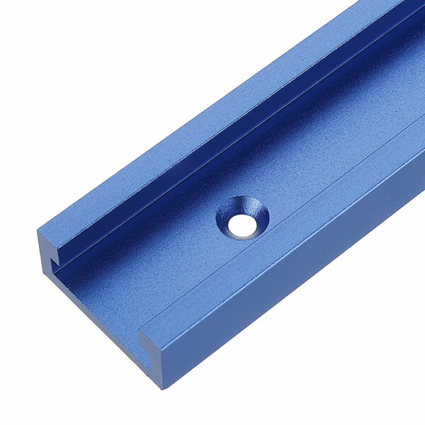 Kék 100-1200mm T-nyílású gérvágó pálya Jig befogó sablon 30x12.8mm Asztalfűrészhez Faipari szerszám - 200mm