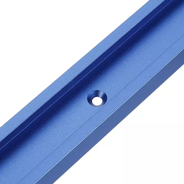 Kék 100-1200mm T-nyílású gérvágó pálya Jig befogó sablon 30x12.8mm Asztalfűrészhez Faipari szerszám - 200mm
