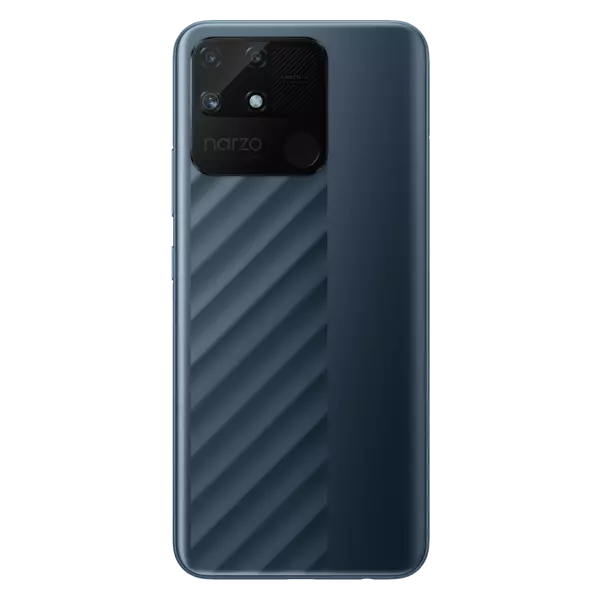 EU ECO Raktár - Realme Narzo 50A NFC Helio G85 50MP Triple Camera 6000mAh 4GB RAM 128GB ROM 18W Gyorstöltéssel 6.5 inch Octa core 4G Okostelefon - Kék
