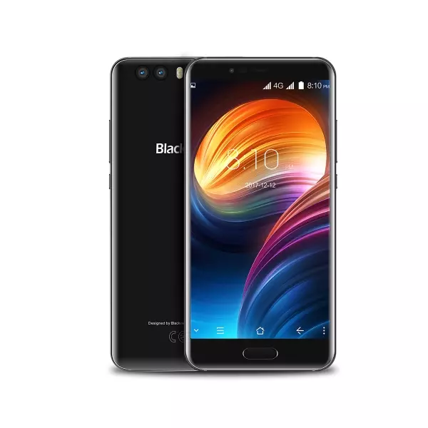 EU ECO Raktár - Blackview P6000 6GB RAM Face ID Arcfelismerés 5.5-inch 6180mAh 21MP 1080P FHD Mobile Phone Android 7.1.1 Helio P25 Octacore 2.6GHz E-Compass OTA OTG 4G Okostelefon - Fekete