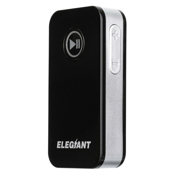 ELEGIANT bluetooth 5.0 Mini Vezetéknélküli Jack Kihangosító - Fekete