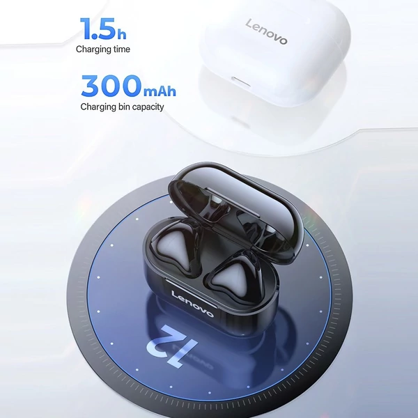 Lenovo LivePods LP40 Semi-in-ear Vezetéknélküli Bluetooth Fülhallgató - Fehér