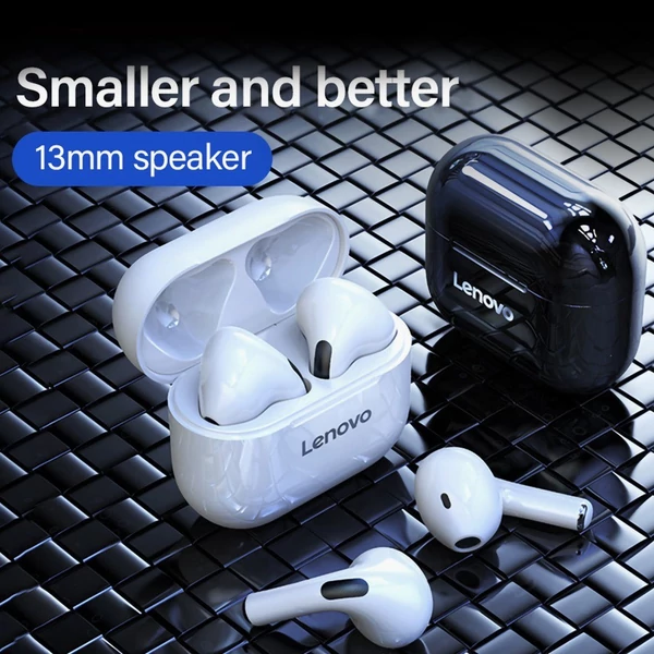 Lenovo LivePods LP40 Semi-in-ear Vezetéknélküli Bluetooth Fülhallgató - Fehér