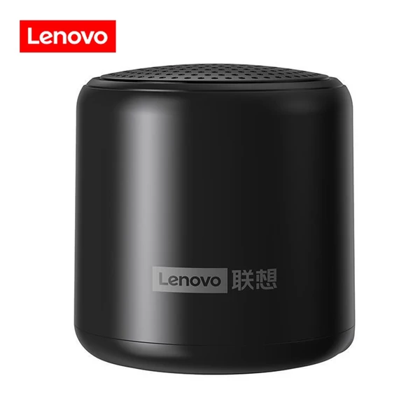 Lenovo L01 Mini Vezetéknélküli Hordozható TWS Bluetooth 5.0 Hangszóró - Fekete