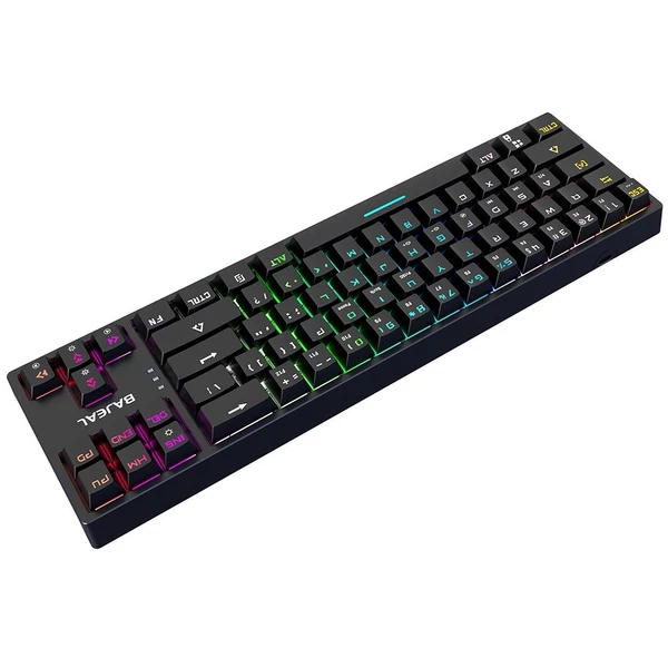 BAJEAL K71 Vezetékes 71 Gombos Mechanikus Gamer Billentyűzet RGB Háttérvilágítással