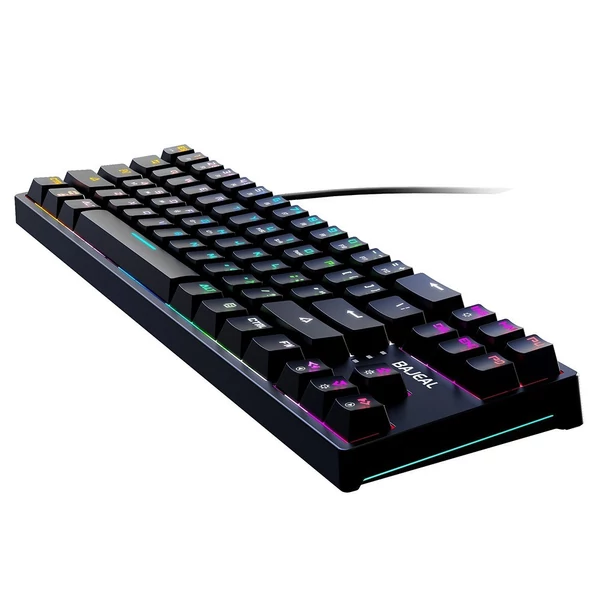 BAJEAL K71 Vezetékes 71 Gombos Mechanikus Gamer Billentyűzet RGB Háttérvilágítással