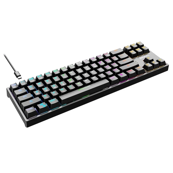 BAJEAL K71 Vezetékes 71 Gombos Mechanikus Gamer Billentyűzet RGB Háttérvilágítással