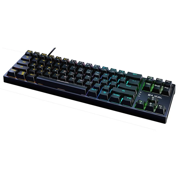 BAJEAL K71 Vezetékes 71 Gombos Mechanikus Gamer Billentyűzet RGB Háttérvilágítással