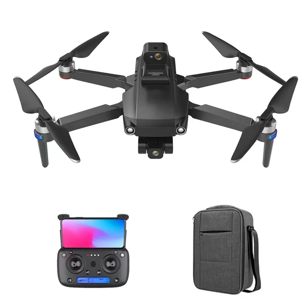  EU ECO Raktár - S806 PRO2 5G Wifi GPS 4K Kamerával Rendelkező RC Quadrokopter Drón Beépített Stabilizátorral 3 Akkumulátorral - Fekete