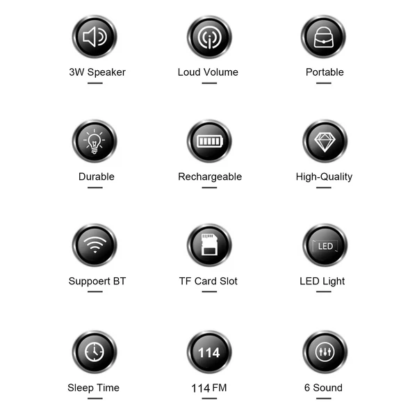  HRD-700 Hordozható Kültéri AM FM FM/SW/MW/WB Rádió Beépített Hangszóróval Bluetooth Funkcióval - Sárga