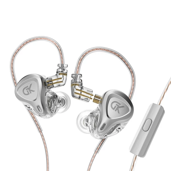 KZ GK-G5 Metal In-Ear Vezetékes Zajszűréssel Rendelkező Professzionális HiFi Sport Fülhallgató