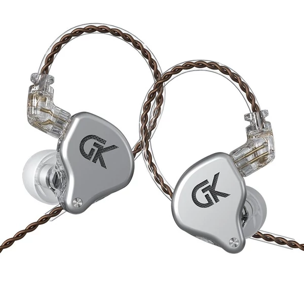 KZ GK GK10 3,5 mm-es vezetékes 1DD+4BA Balanced Armature HiFi Stereo Bass In-ear Music fülhallgató