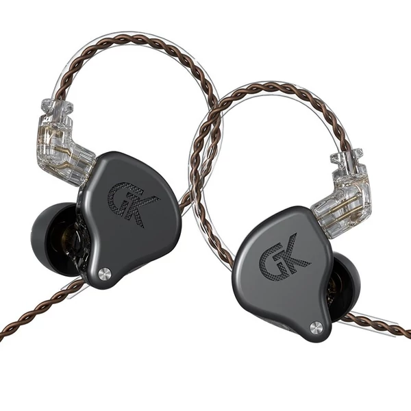 KZ GK GK10 3,5 mm-es vezetékes 1DD+4BA Balanced Armature HiFi Stereo Bass In-ear Music fülhallgató