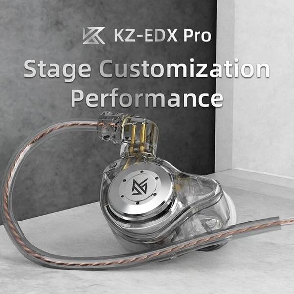 KZ EDX PRO 10mm Kettős mágneses áramkörű dinamikus meghajtású HiFi Sport fülhallgató