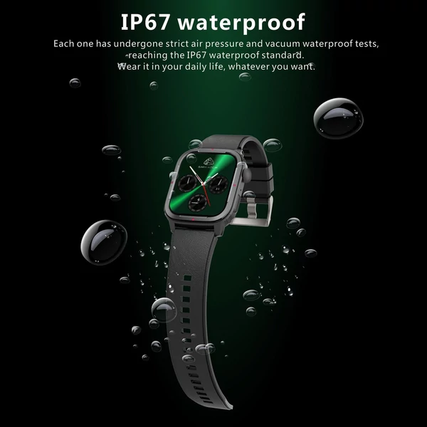 Q25 Smart Sports Watch 1.7'' TFT Érintőkijelzővel Rendelkező Vezetéknélküli Sporttevékenységmérő Okosóra - Fekete