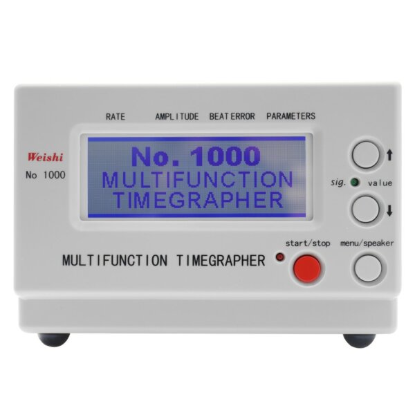 WeiShi No.1000 többfunkciós, professzionális időmérő időmérő mechanikus óratesztelő javítóknak