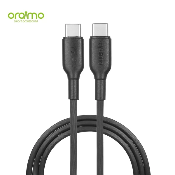 Oraimo SpeedLine 5V3A Type-C -Type-C adatkábel 1 meter - Fekete