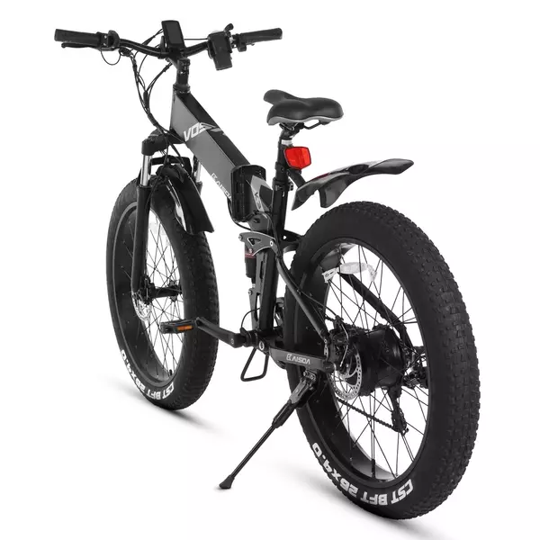 KAISDA K3 26Inch 500W összecsukható elektromos Mountain Bike - Fekete