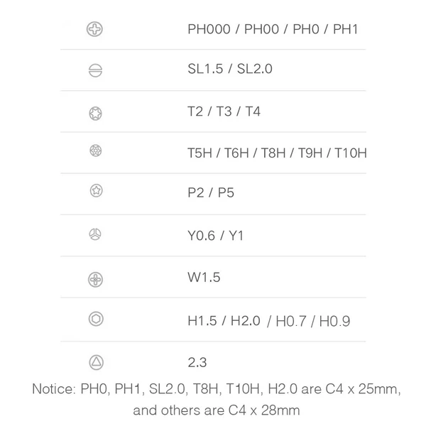 Xiaomi Mijia elektromos csavarhúzó 24 az 1-ben precíziós csavarhúzó készlet MJDDLSDOO3QW - Fekete