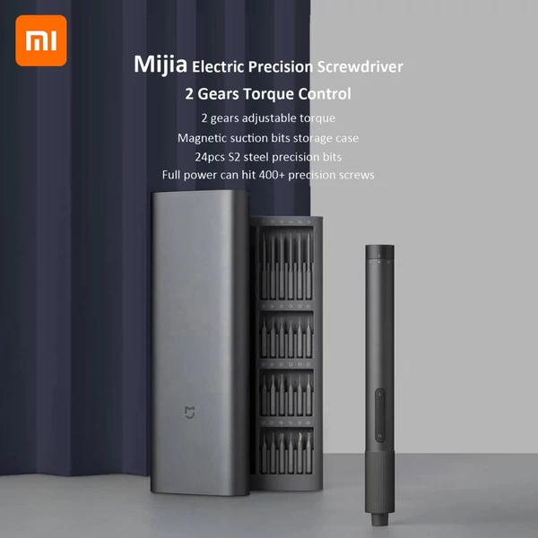 Xiaomi Mijia elektromos csavarhúzó 24 az 1-ben precíziós csavarhúzó készlet MJDDLSDOO3QW - Fekete