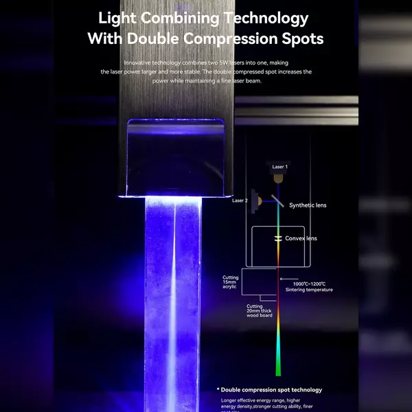 ATOMSTACK S10 Pro 10W CNC asztali barkácsoló lézergravírozó vágógép