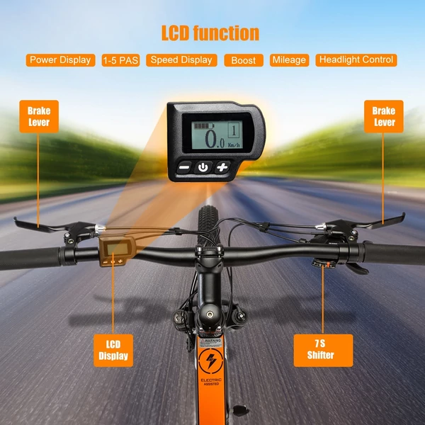 EU ECO Raktár - FAFREES KRE27.527.5 Inch Elektromos hegyi kerékpár 36V 10AH akkumulátorral 80-100km Hatótával - Fekete