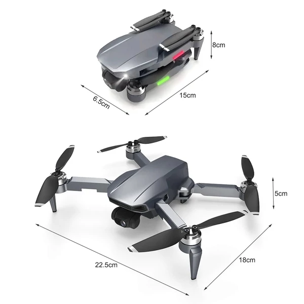 EU ECO Raktár - icamera4 Pro 5G Wifi GPS 4K Kamerával Rendelkező Vezetéknélküi RC Quadrokopter Drón - Fekete